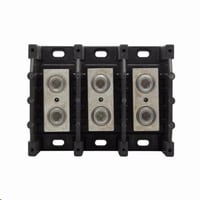 16303-3Bussmann® 16303-3 Splicer Terminal Power Distribution Block, 600 VAC/VDC, 310 A, 3 Poles, 6 AWG to 350 kcmil Wire, Thermoplastic