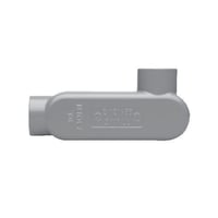 EATON Crouse-Hinds Condulet® LL65 MT Type LL Conduit Outlet Body, 2 in Hub, 5 Form, 69.7 cu-in Capacity, Die Cast Copper-Free Aluminum, Epoxy Powder Coated