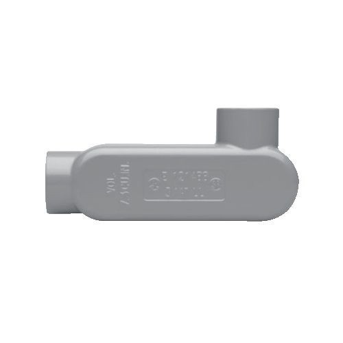 EATON Crouse-Hinds Condulet® LL65 MT Type LL Conduit Outlet Body, 2 in Hub, 5 Form, 69.7 cu-in Capacity, Die Cast Copper-Free Aluminum, Epoxy Powder Coated
