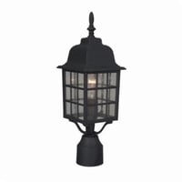 Z275-05Craftmade Z275-05 Grid Cage Coach Light, (1) Type A Lamp, Matte Black Housing