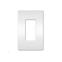 Pass & Seymour® Radiant® RWP26W Screwless Wallplate, 1 Gangs, 3.15 in W x 0.065 in D x 4.94 in H, Polycarbonate, White