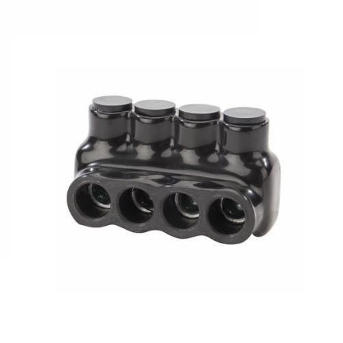 NSI Polaris™ IPL1/0-4 Single Sided Entry Insulated Multi-Tap Connector, 14 to 1/0 AWG Aluminum/Copper Conductor, Plastisol
