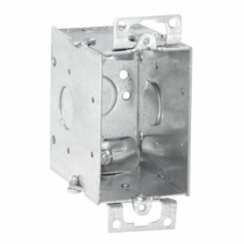 Crouse-Hinds Thepitt® TP164 Deep Welded Switch Box, Steel, 12.5 cu-in Capacity, 1 Gang, 1 Knockout, 2 in W x 2-1/2 in D x 3 in H