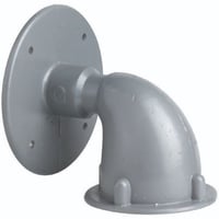 Killark® VB-1 Mounting Bracket Elbow, For Use With VJ or VB Box and V Series Lighting Fixture, 1/2 in Hub, Copper Free Aluminum, Gray