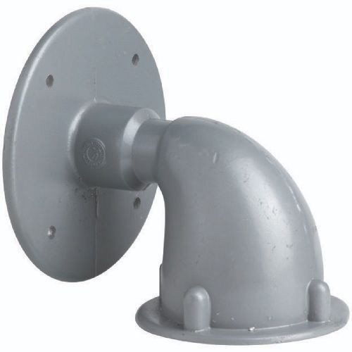 Killark® VB-2 Sloped Mounting Bracket, For Use With Incandescent Fixtures, V Series Lighting and VJ or VB Box, 3/4 in Hub, Copper Free Aluminum, Gray