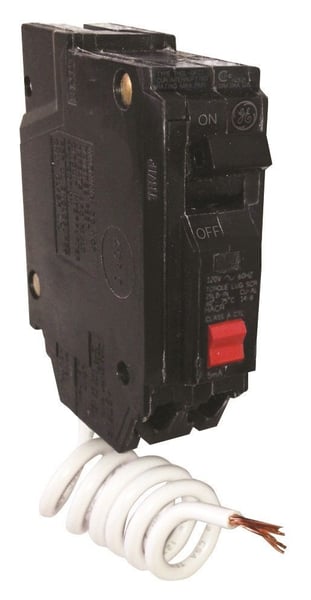 THQB2115GFTGE THQB2115GFT Type THQB Circuit Breaker, 120/240 VAC, 15 A, 10 kA at 120 VAC Interrupt, 2 Poles, Fixed Thermal Magnetic/LIG Trip