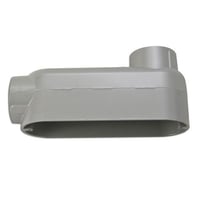 Appleton® UNILETS™ LB200-A Type LB Conduit Outlet Body, 2 in Hub, 85, 70 cu-in, Pressure Cast Aluminum, Epoxy Powder Coated