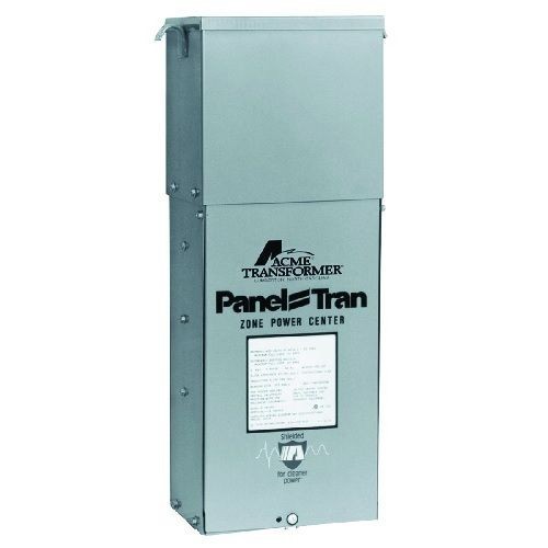 Acme Electric® Panel-Tran® PT061150010LS Zone Power Center, 480 VAC Primary, 120/240 VAC Secondary, 10 kVA, 60 Hz, 1 Phase