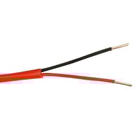 WP980RD1000West Penn, Fire Alarm Cables, 2 Conductors, Unshielded, 18 AWG, Polypropylene, FPLR, Red PVC Jacket, non-Plenum, 1000 ft.
