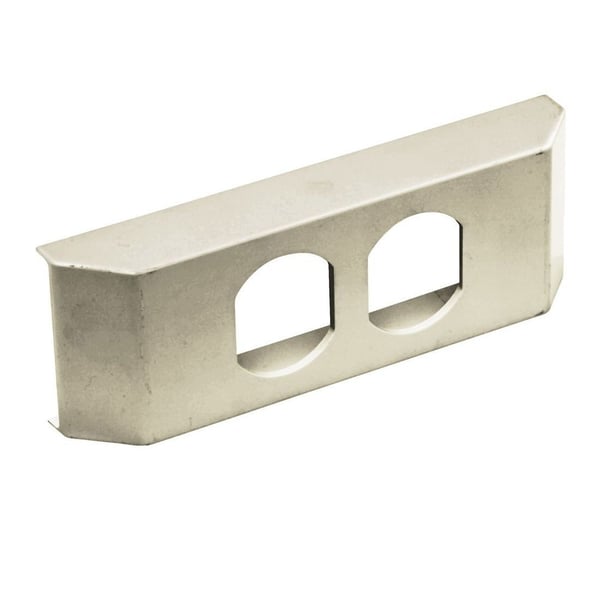 HBL24106DRKHubbell® HBL2400 Duplex Bracket and Frame, For Use With HBL2400 Series Undivided Raceway, Ivory