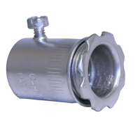 SSC-75KONAllied Tube & Conduit SSC-75KON Space Saver Straight Compression Set-Screw Connector, 3/4 in Trade, For Use With EMT Conduit, Steel, Zinc Plated