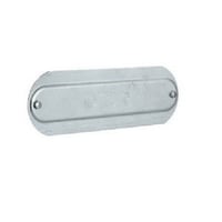 Killark® OL-780 Stamped Conduit Body Cover, 2-1/2 to 3 in Hub, For Use With O Series/Duraloy® 5 Fitting, Aluminum, Natural