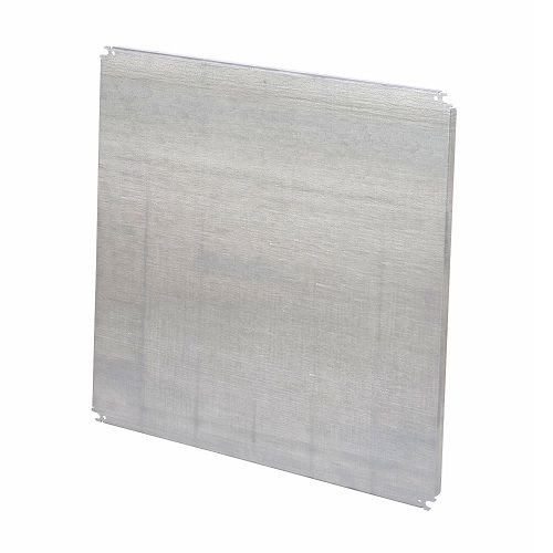 B-Line N1212P Flat Enclosure Panel, 10-1/4 in W x 10-1/4 in H, Steel, White