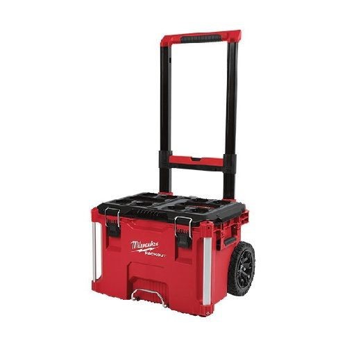 Milwaukee® PACKOUT™ 48-22-8426 Waterproof Rolling Tool Box, 18.9 in H x 25.6 in W x 22.1 in D