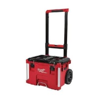 Milwaukee® PACKOUT™ 48-22-8426 Waterproof Rolling Tool Box, 18.9 in H x 25.6 in W x 22.1 in D
