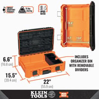 54804MBKlein® 54804MB Small Toolbox, 6.6 in H x 15.5 in W
