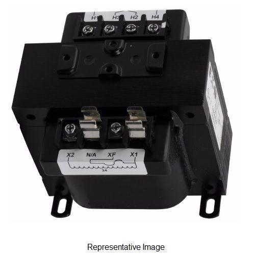EATON C0200E1B Type MTE Control Transformer, 120/240 V Primary, 24 V Secondary, 200 VA Power Rating, 50/60 Hz, 1 ph Phase