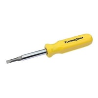 19001CPlatinum Tools® 19001C 6-in-1 Screwdriver, 6 Pieces, Ergonomic Handle, S2 Alloy Steel/Plastic
