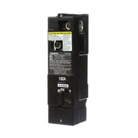QS2100HSiemens QS2100H Low Voltage Miniature Residential Molded Case Circuit Breaker, 120/240 VAC, 100 A, 22 kA Interrupt, 2 Poles, Thermal/Magnetic Trip