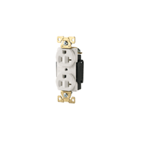 AH5362RDEATON Arrow Hart™ Eaton Wiring Devices AH5362RD AH5362 Duplex Premium Straight Blade Receptacle, 125 VAC, 20 A, 2 Poles, 3 Wires, Red