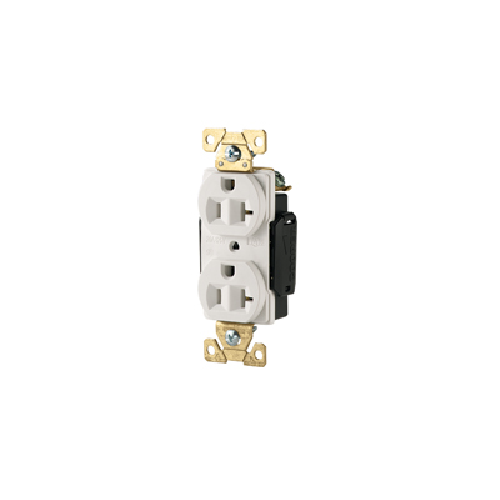 AH5362RDEATON Arrow Hart™ Eaton Wiring Devices AH5362RD AH5362 Duplex Premium Straight Blade Receptacle, 125 VAC, 20 A, 2 Poles, 3 Wires, Red