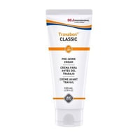 Deb® Travabon® TVC100ML Classic Pre-Work Defense Cream, Oil/Grease/Adhesive Defense, 100 mL, Tube, Liquid, Fresh Scent, 12 per Case