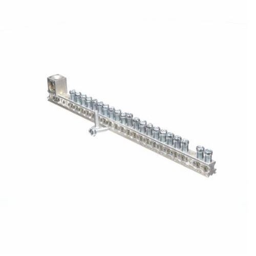 EC3GB212Siemens EC3GB212 Ground Bar Kit, 14 to 4 AWG Aluminum/Copper Conductor, 21 Terminals, For Use With ES and PL Load Center