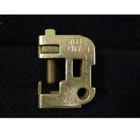 Kindorf® E-231-3/8 Structural Beam Clamp, 3/8 in Rod, 0.8 in THK Flange, 500 lb Load, Steel, Galv-Krom®