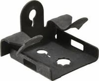 B-Line BU-2-4-S 1-Piece Universal Beam Fastener, 1/8 to 1/4 in THK, 100 lb Load, Steel, Zinc Phosphate