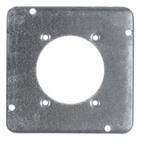 RSL-14Steel City® RSL-14 Surface Cover, 4-11/16 in L x 4-11/16 in W x 1/2 in D, Steel