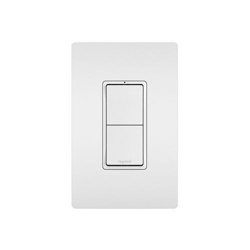 RCD33WPass & Seymour® Radiant® RCD11W Combination Switch, 15 A, 120 VAC, 1 Poles