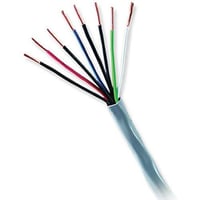 GEN1111-11-09Genesis, Low Voltage Cable, 22 AWG, Copper, 10 Conductors, Polypropylene, PVC, Gray, Non-Plenum