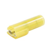 IFS12-250-3NNSI Miniterms IFS12-250-3N Female Disconnect, 12 to 10 AWG Conductor, 0.25 in W x 0.032 in THK Tab, Sleeve Barrel, Yellow, Fully Insulated