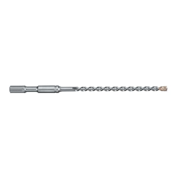 DeWALT® DW5717 2-Cutter Hammer Drill Bit, 3/4 in Drill Bit x 27 in L, 22 in Cutting, 3/4 in Spline Shank, Carbide Cutting Edge, Steel