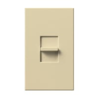 Lutron® Nova-T® NTSTV-DV-IV Small Control Slide-to-Off Dimmer, 120 VAC, 8/30 mA, 1 Poles, Ivory