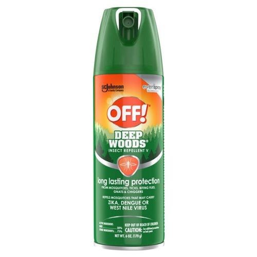 611081OFF!® 611081 Deep Woods® Insect Repellent V, 6 oz, Aerosol Can, 12 per Case