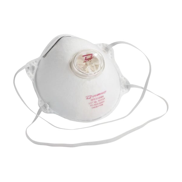 270-RPD514N95Dynamic™ 270-RPD514N95 Economy Disposable Respirator, Universal, 0.3 um Filter, Resists: Dust/Fumes/Mists