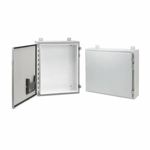A363010LPnVent HOFFMAN A242010LP Medium Single Door Wall Mount Enclosure, 24 in L x 20 in W x 10 in D, NEMA 12/IP65, Steel