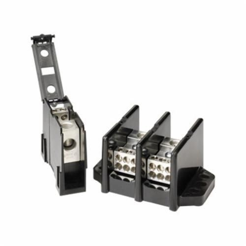 LD5592-3Littelfuse® POWR-GARD® POWR-BLOKS™ LD2570-1 LD Series Power Distribution Block, 600 VAC, 175 A, 1 Poles, 14 to 2/0 AWG Wire, Thermoplastic