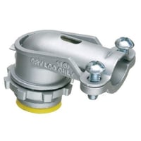 Arlington 856A 2-Screw Cable Connector With Insulated Throat, 2 in Trade, 2 in Knockout, 1.4 to 2.4 in Cable Openings, Die Cast Zinc