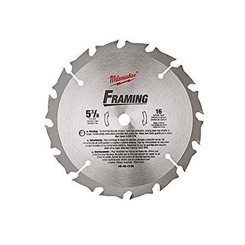 Milwaukee® 48-40-4105 Circular Saw Blade, 5-3/8 in Dia, 5/8 in Arbor, Alloy Steel Blade, 16 Teeth