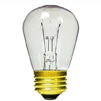Sylvania 11S14-130V/17450 Incandescent Lamp, 11 W, Medium Incandescent Lamp, S14 Shape, 70 Lumens Lumens
