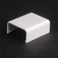 Wiremold® 2810B-FW 1-Channel Non-Metallic Blank End Fitting, For Use With Uniduct® 2700, 2800, 2900 Latching Raceway, PVC, Fog White