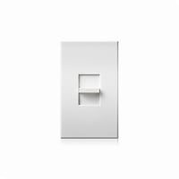 NF-10-WHNova® NF-10-WH Architectural Small Dimmer Switch, 120 VAC, 16 A, 1 Poles, Slide to Off Operation, White