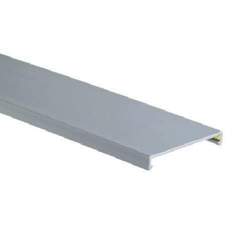 Panduit® Panduct® C1LG6 Type NC Wiring Duct Cover, 6 ft L x 1-1/4 in W x 0.35 in H, PVC, Light Gray