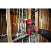MNM1-600Milwaukee® MNM1-600 MNM Insulated Cable Staples, 0.75 in W Crown, 3 in L Leg, Galvanized steel, Gray
