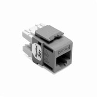 5G110-RG5Leviton® GigaMax® QuickPort® 5G110-RG5 8-Conductor 8-Position Component Rated UTP Connector, Cat 5e Module, Surface/Panel Mount, 1 Ports, Plastic, Gray