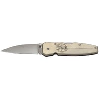 Klein® 44000 1-Blade Compact Lightweight Pocket Knife, AUS8 Stainless Steel Drop Point Blade, 2-1/4 in L Blade, Lock Back Opening