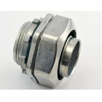 434-LTI2Bridgeport® 434-LTI2 Form B Insulated Throat Straight Liquid Tight Conduit Connector, 1-1/2 in Trade, Die-Cast Zinc, Ball Burnished/Mirror Smooth