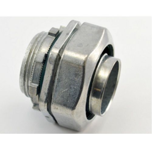 434-LTI2Bridgeport® 434-LTI2 Form B Insulated Throat Straight Liquid Tight Conduit Connector, 1-1/2 in Trade, Die-Cast Zinc, Ball Burnished/Mirror Smooth